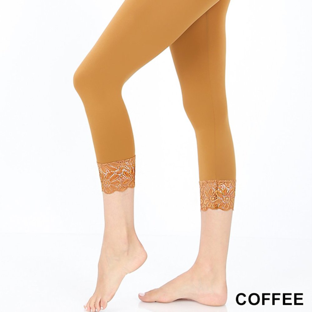 6 PACK!!  ZENANA SEAMLESS CAPRI LEGGINGS